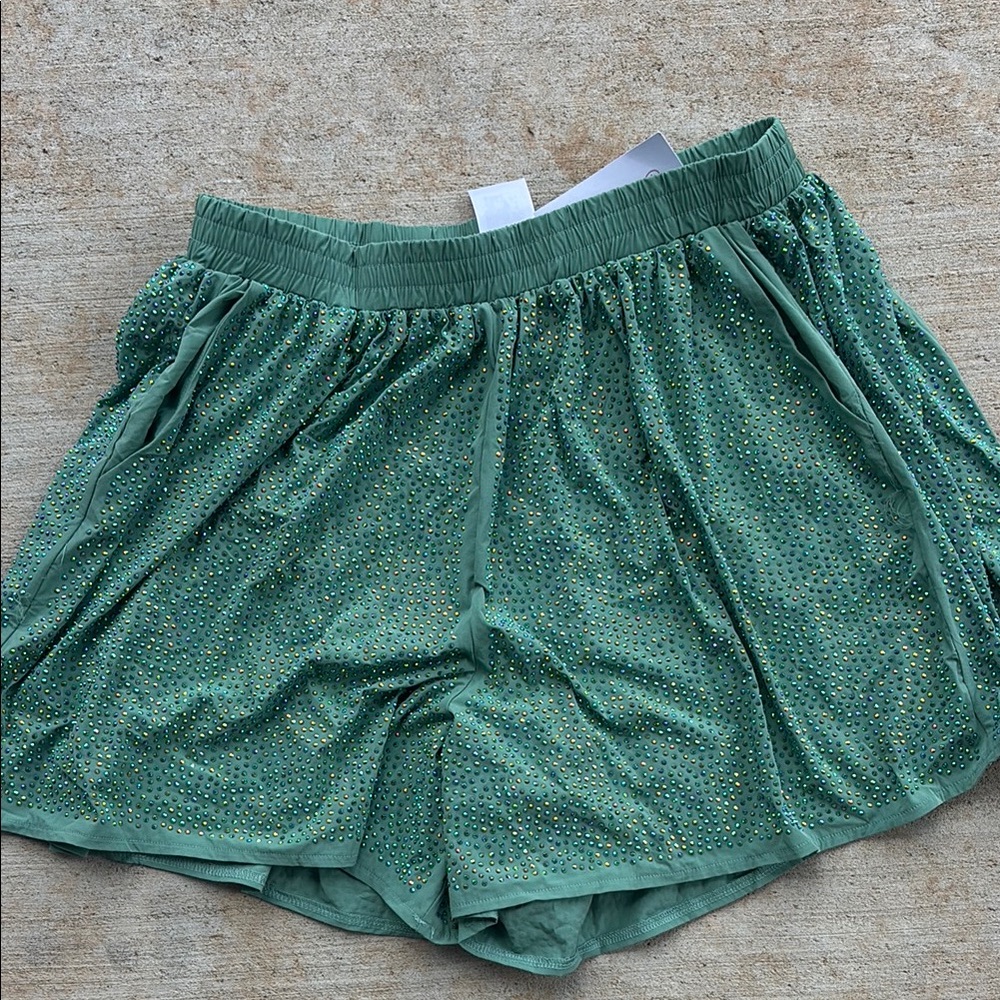 NWT: QOS Green Shorts